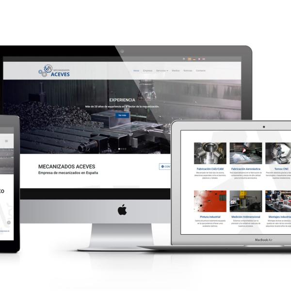 Rediseño WEB de MECANIZADOS ACEVES