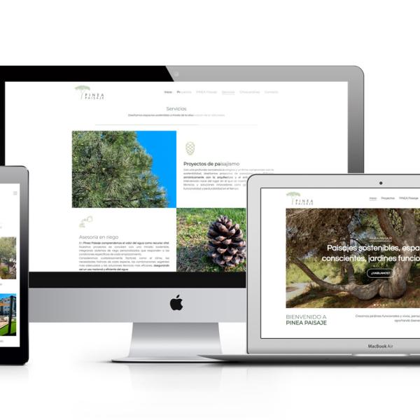WEB para PINEA PAISAJE